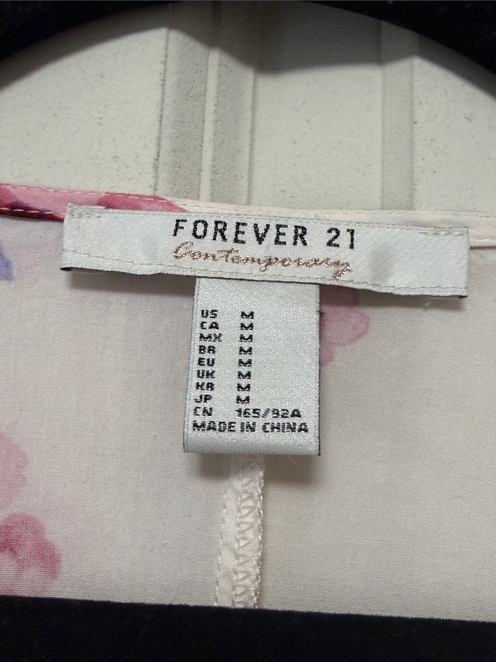 Forever 21 Pink Floral Wrap Midi Dress on White Background - Picture 5 of 11